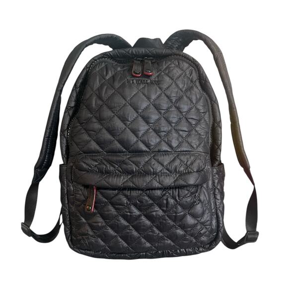 MZ Wallace Handbags - MZ Wallace Metro City Backpack Small Black Quilted